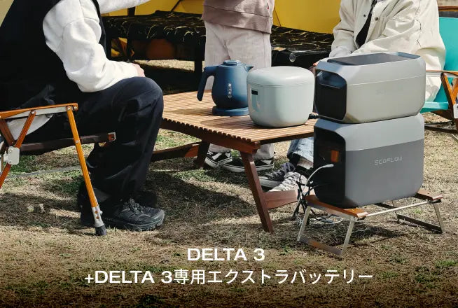 長期間のアウトドアや防災、<br>
普段使いまで