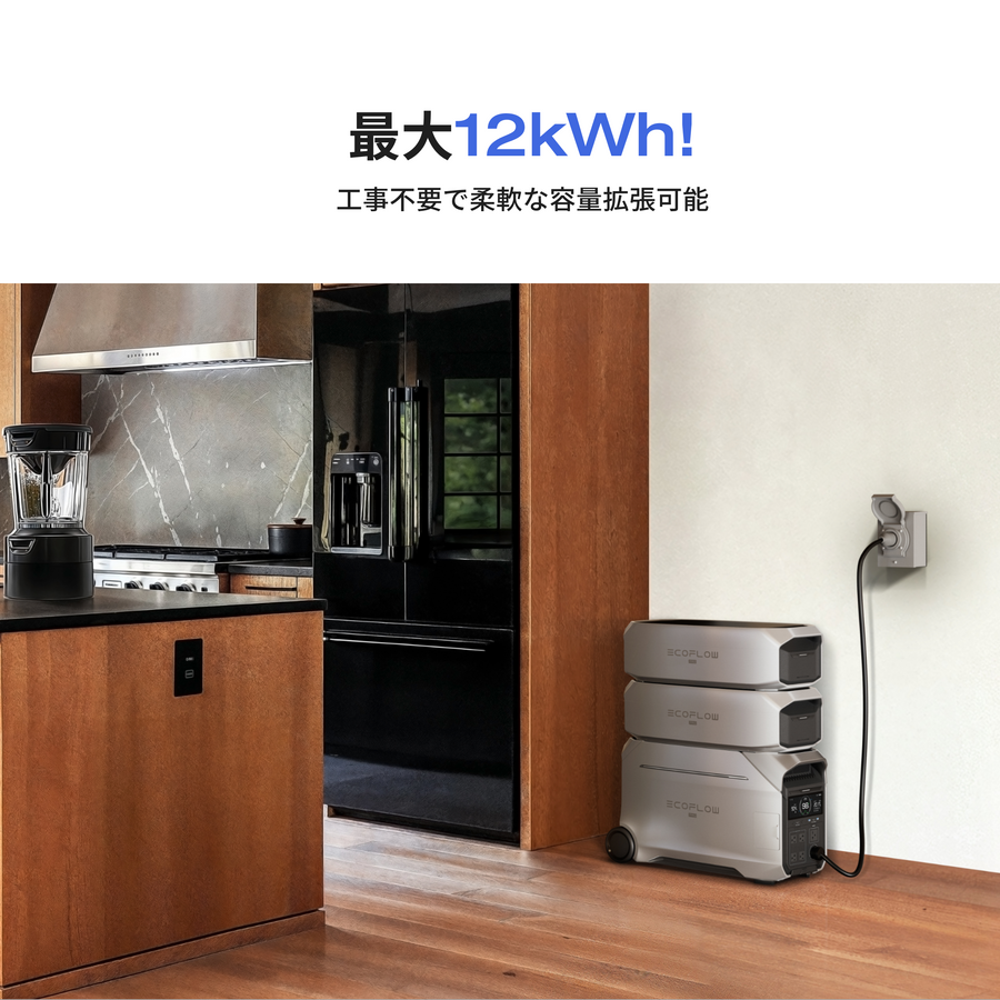 【容量4kWh】DELTA Pro 3