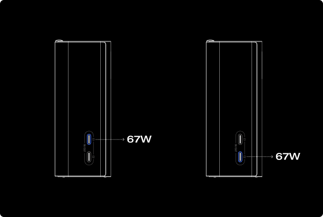 2台まとめて同時充電