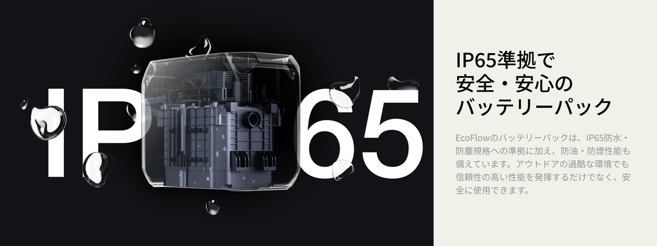 10年間使用できる次世代LFPバッテリー &amp;<br>充実の安全機能・保護機能