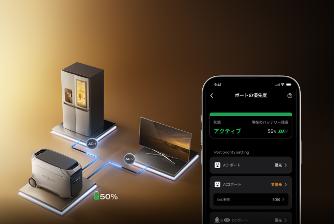 「エアコンはつけたまま、照明はオフ」<br>
そんな切り分けも手元で自由自在に
