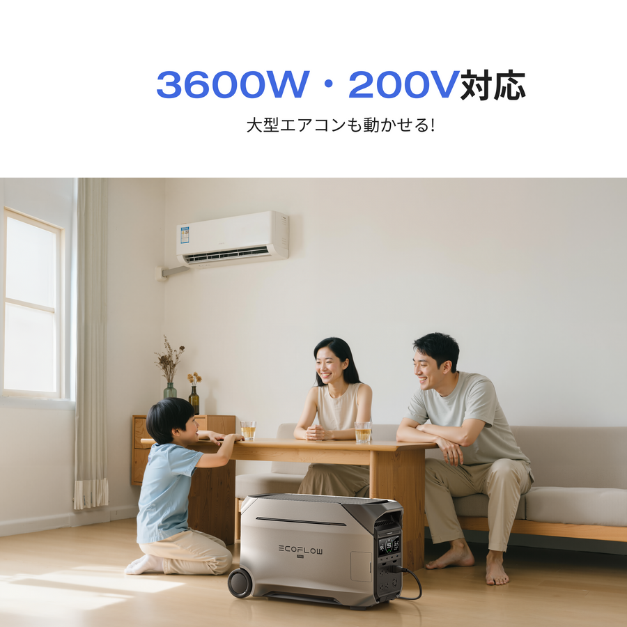 【容量4kWh】DELTA Pro 3