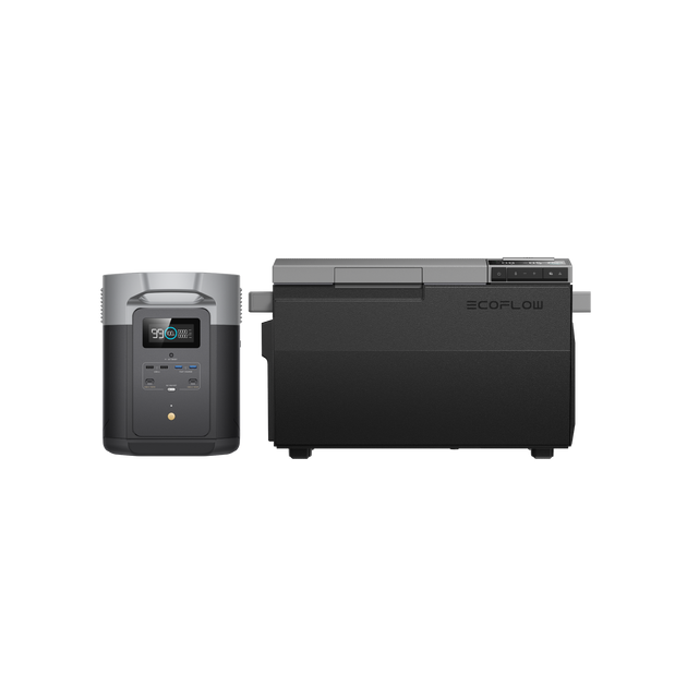 EcoFlow GLACIER ポータブル冷蔵庫+DELTA Max 2000