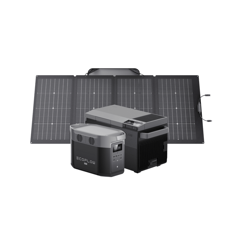ギャラリービューアに画像をロードする, EcoFlow GLACIER ポータブル冷蔵庫+DELTA Max 2000+220W両面受光型ソーラーパネル
