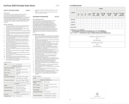 保証書 & 安全ガイド