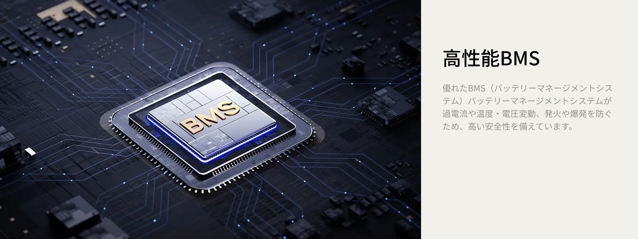 10年間使用できる次世代LFPバッテリー &amp; 充実の「安全機能・保護機能」