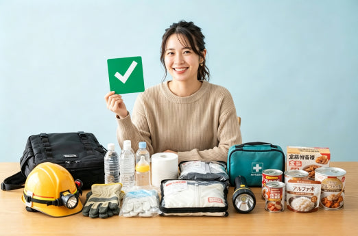 【女性向け】持ち歩き用防災グッズ・自分に合わせたアイテム・便利用品を徹底紹介