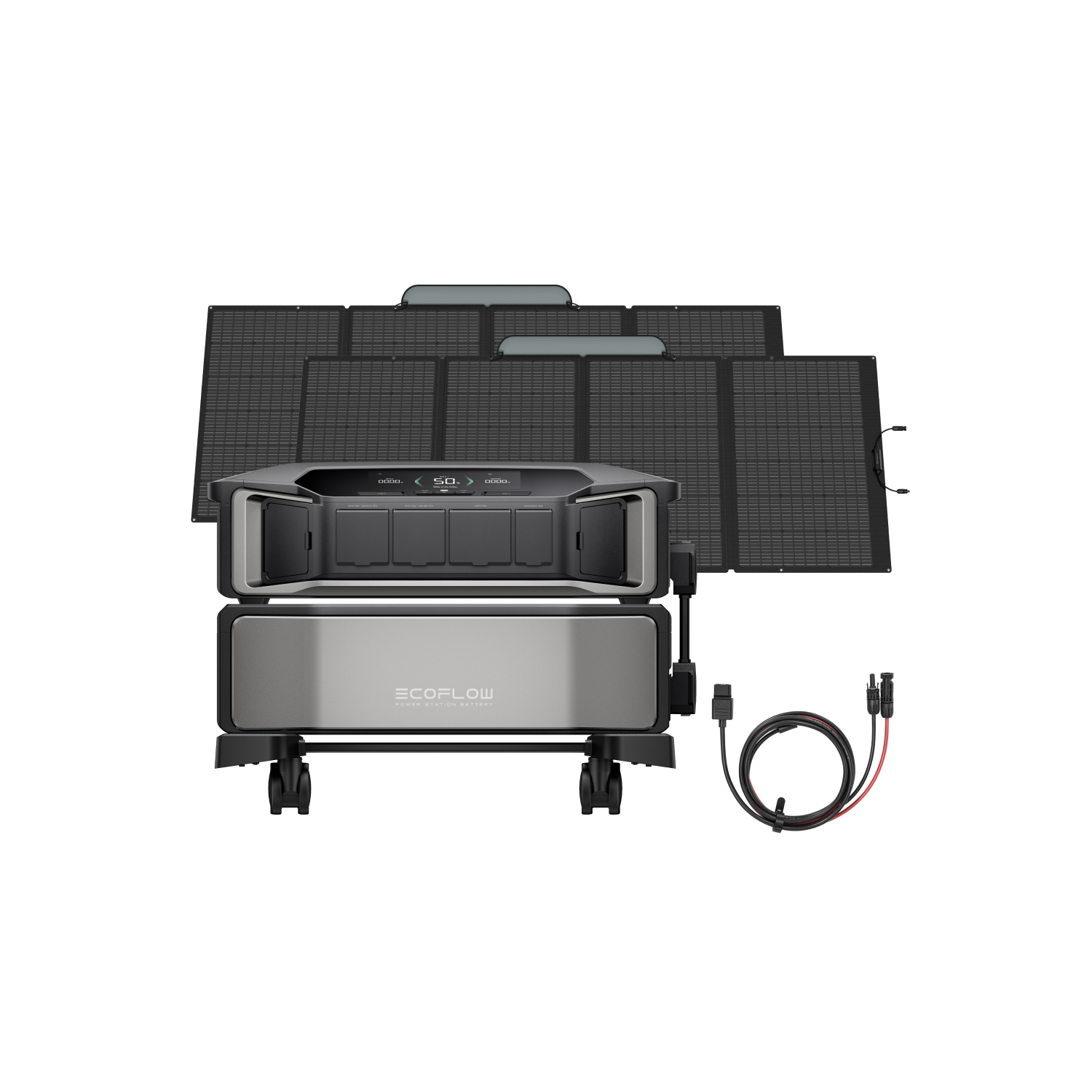 EcoFlow DELTA Pro Ultra + ソーラーパネル400W*2 ソーラー発電セット