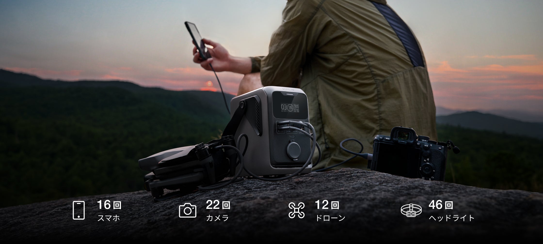 大自然の中から自宅まで、あらゆるシーンで活躍