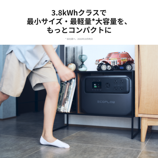 エコフロー ポータブル電源 DELTA 3800 Gen4