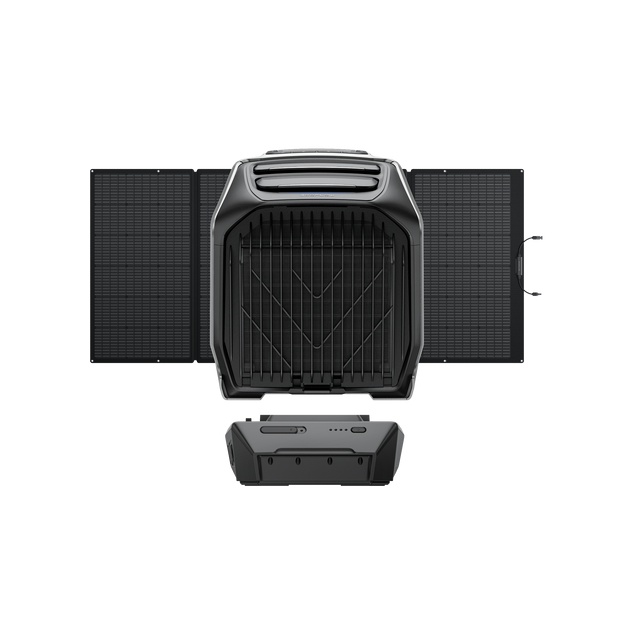 WAVE 3 ポータブルエアコン + WAVE 3 専用バッテリーパック + 400Wソーラーパネル