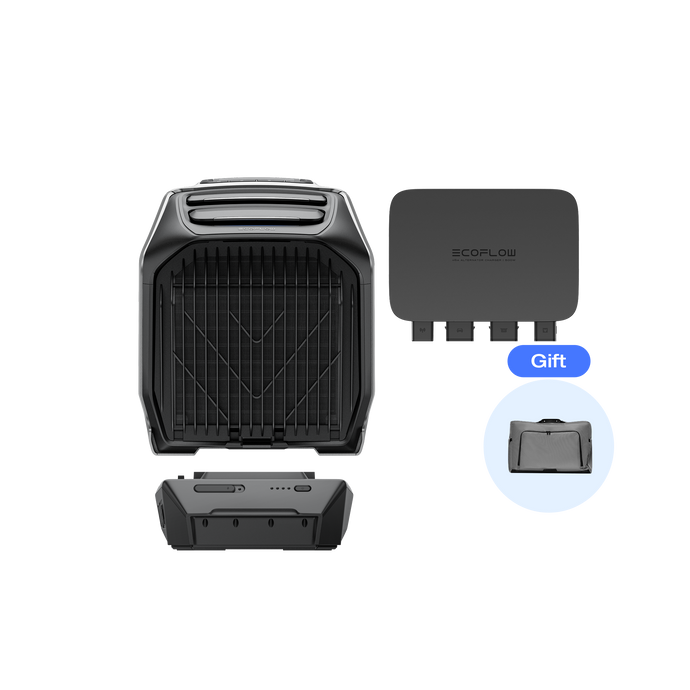 WAVE 3 ポータブルエアコン  + WAVE 3 専用バッテリーパック + 500W Alternator Charger