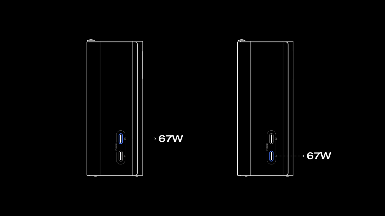2台まとめて同時充電