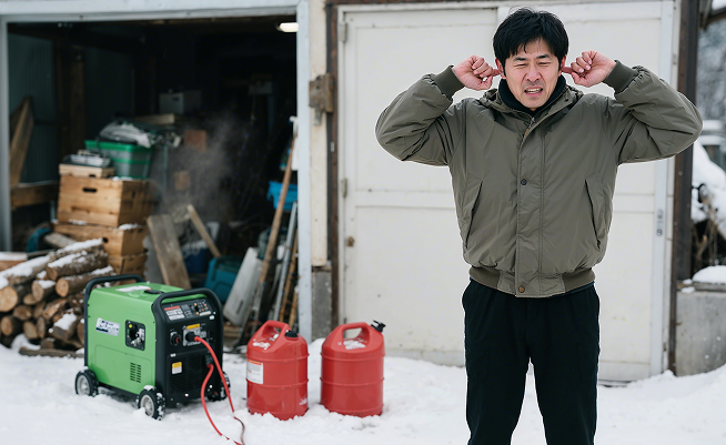 ガソリン発電機のデメリット