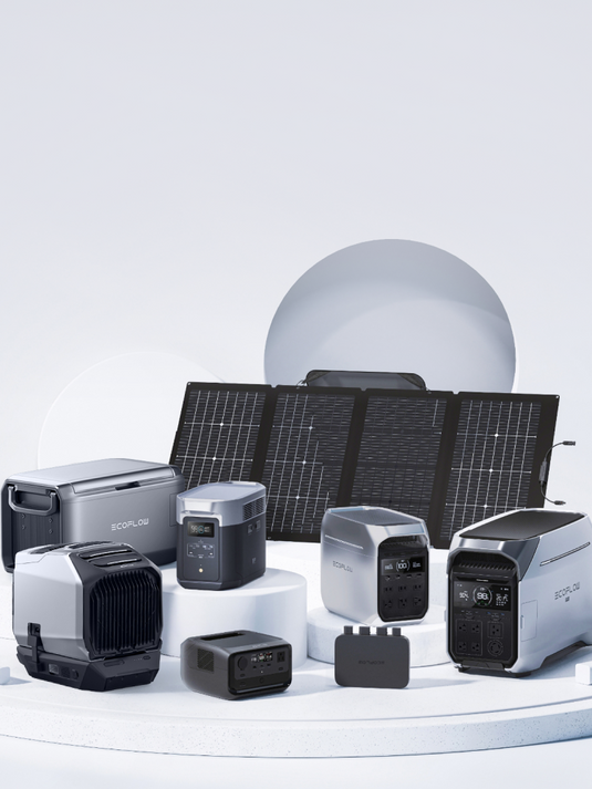 EcoFlowポータブル電源で<br class=