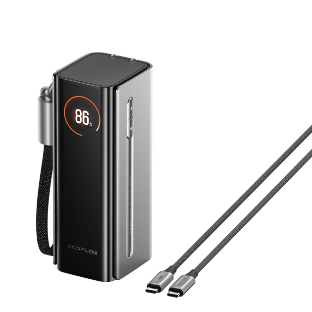 RAPID Pro 3-in-1 Power Bank（10,000mAh, 67W）+ 240W USB Type-C to Cケーブル