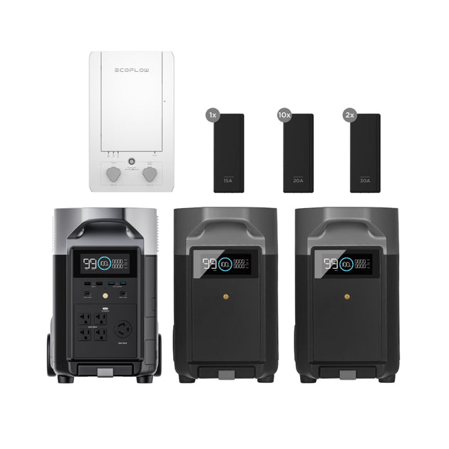 DELTA Pro+DELTA Pro専用エクストラバッテリー+スマートホームパネルセット