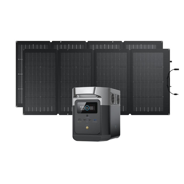 DELTA mini+220W両面受光型ソーラーパネルセット - EcoFlow Japan